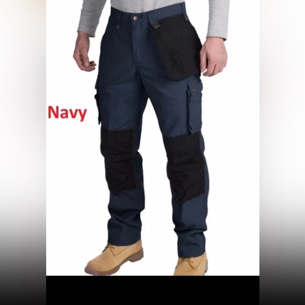 Carhartt Mens Multipocket Ripstop work pants trousers 40*28 navy